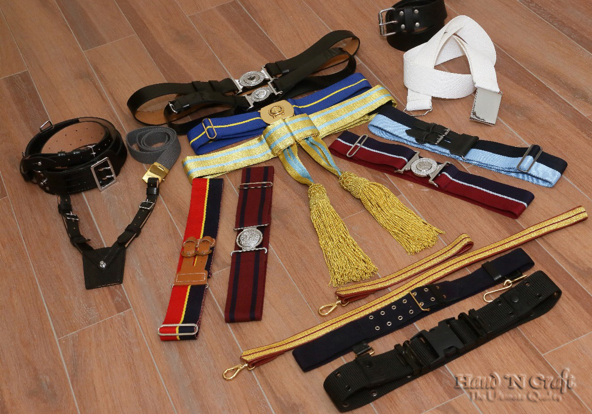Leather And Webbing Belts
